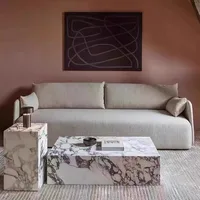 Table basse nordique de luxe, rangement, gain de place, décoration moderne, Table d'appoint transparente, livres uniques, Mesa auxiliaire, meubles de maison 5