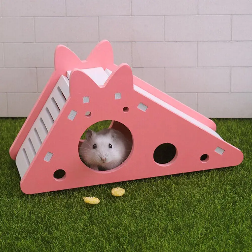 Pet Exercise Toy Pet Toys Hamster Climbing Toy Hamster Toy Hamster Slide Toy Pet Hamster House Villa Cage Ladder Exercise Toy For Mouse Rat Guinea Pig Assembled Acces G8v1