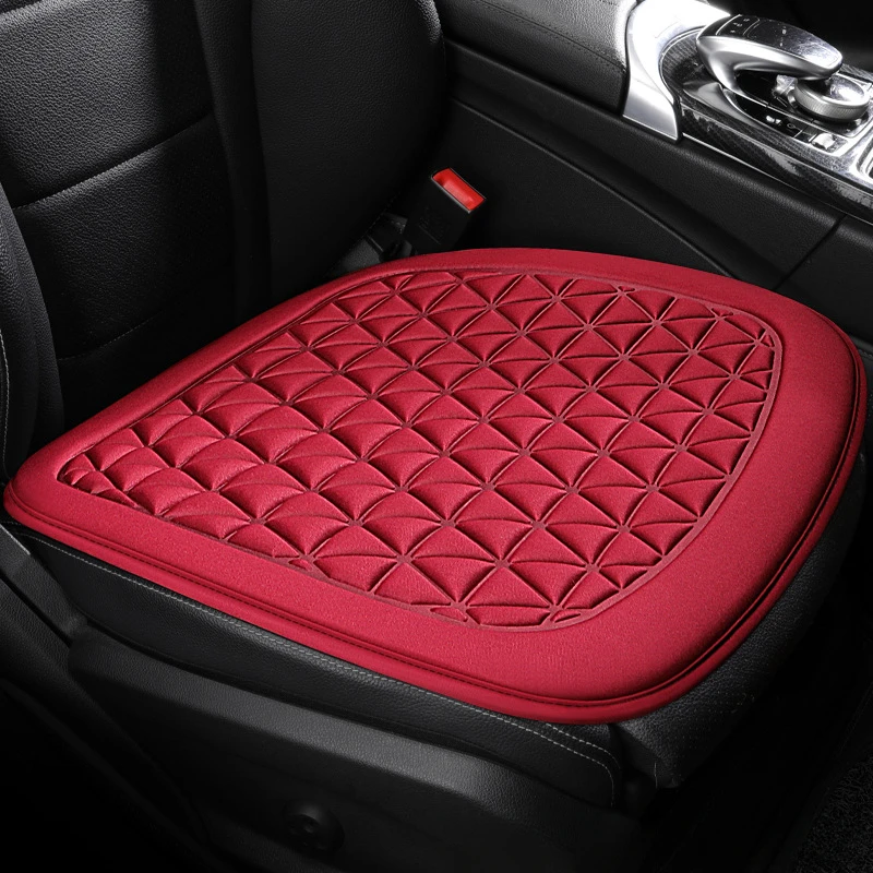 Car Seat Cushion Breathable Comfort Memory Foam Non-Slip Chair Pad Vehicle Auto Protector