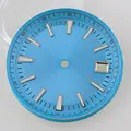 Sky blue dial