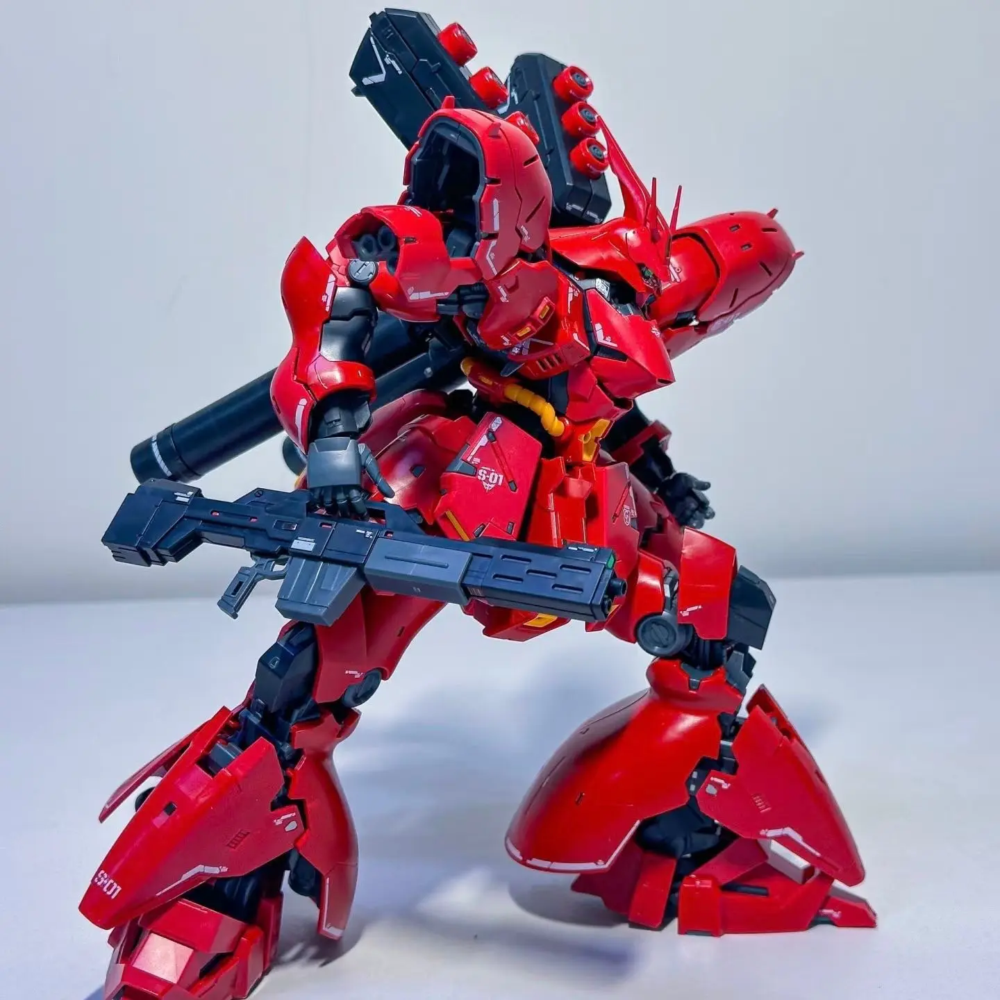 1/144 New Stap Mode Rg Sazabi Msn-04 Action Figurine Model Kit