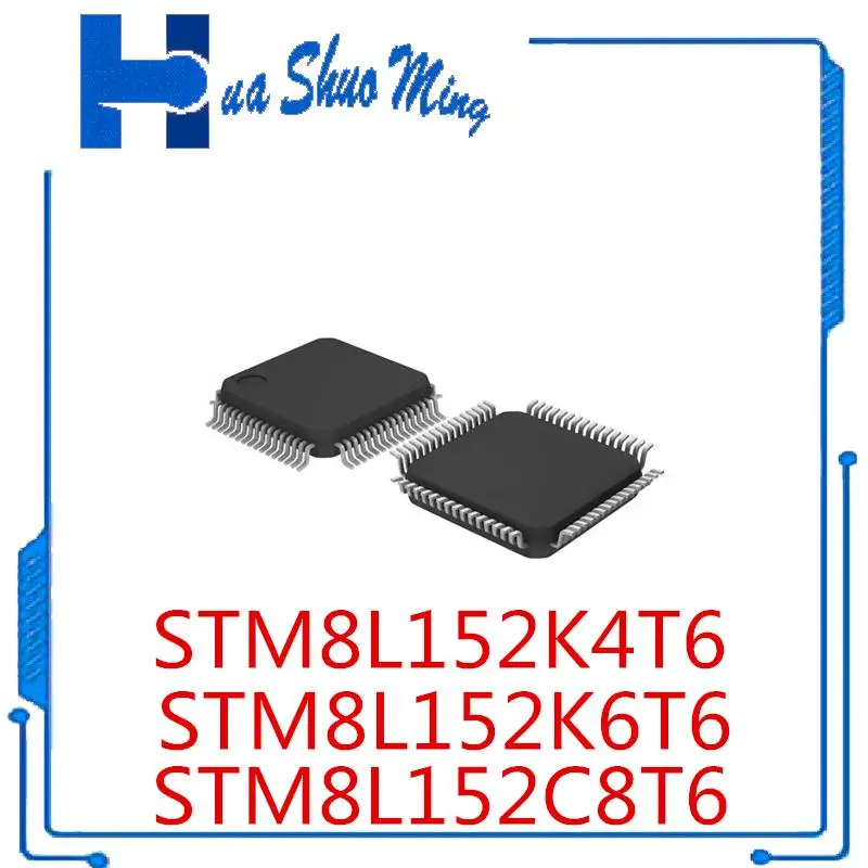 

2PCS/LOT STM8L152K4T6 STM8L152K6T6 STM8L152C8T6 LQFP64