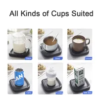 Coffee Cup Mug Warmer PTC Heating Coaster for Office Home Desktop Using Electric Beverage Warmer Plate for Cocoa Tea Water Milk 2