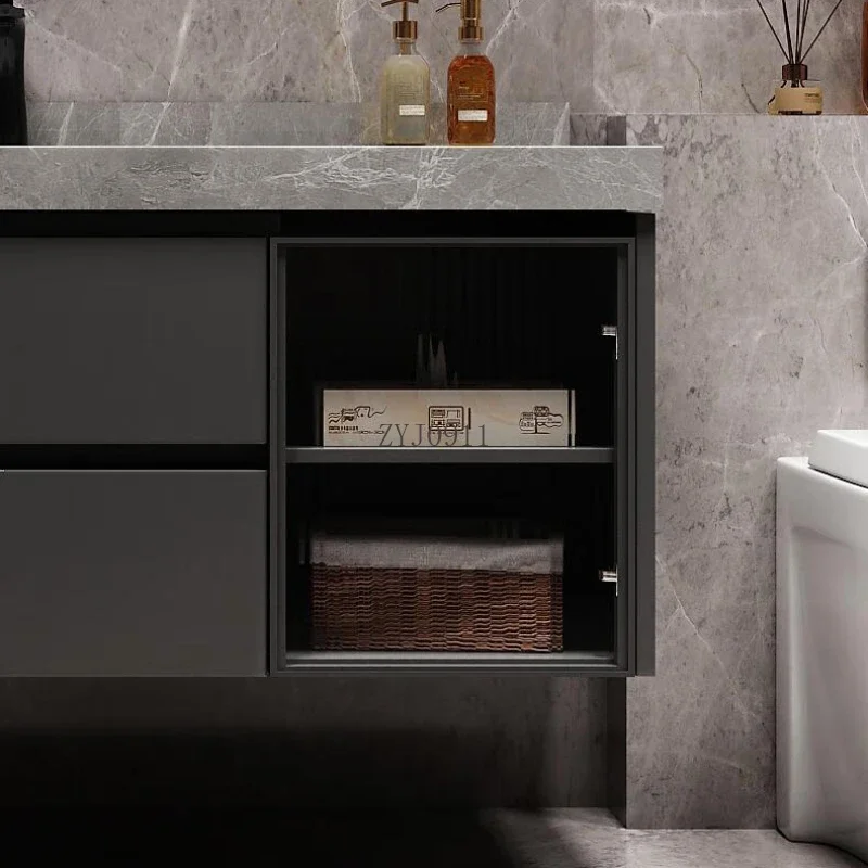 Bathroom Storage Kitchen Cabinet Washbasin Locker Vanity Sink Mirror Multifunction Home Furniture Drawer Towel Base Gabinete