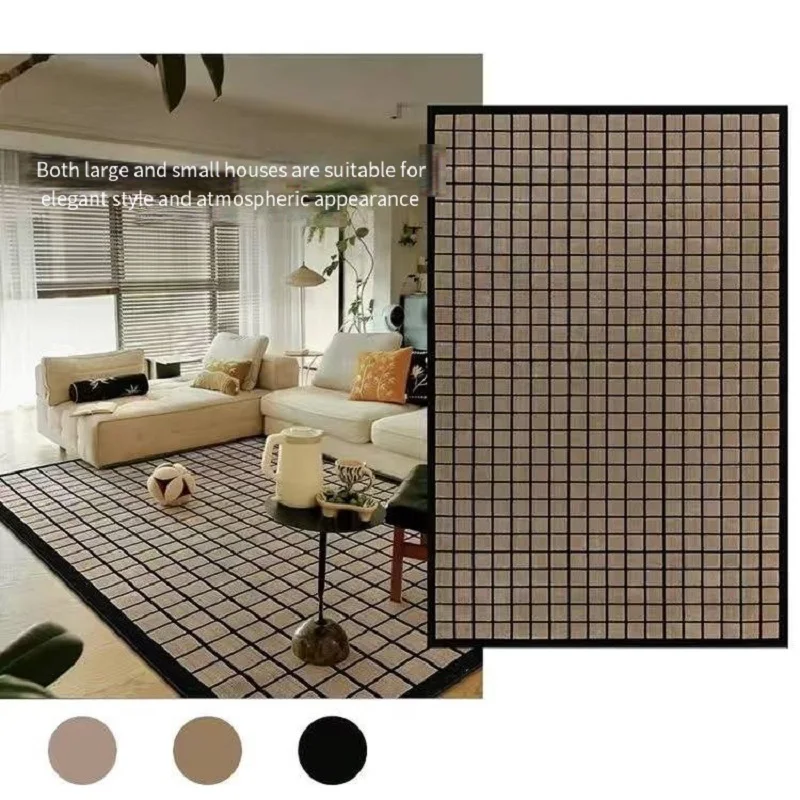 VIKAMA Antique Atmosphere Crystal Velvet Carpet Living Room Sofa Dirt Resistant And Easy To Take Care Of Carpet Home Decoration