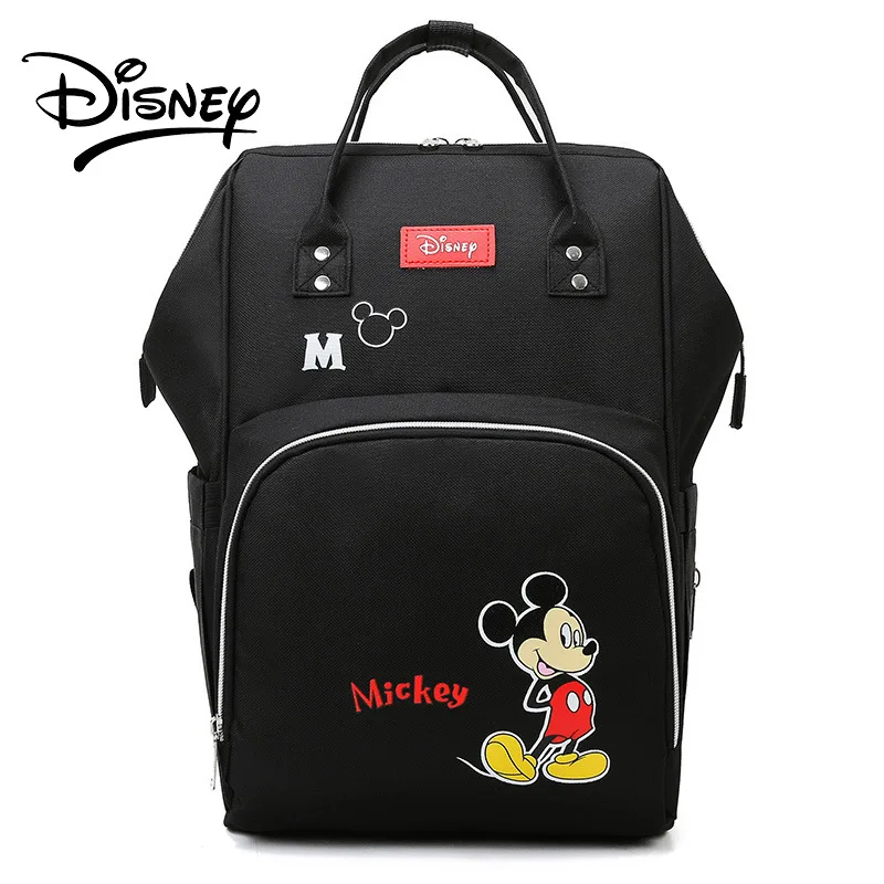 Disney Minnie Mickey Cartoon Mummy Bag Usb Diaper Bag Baby Care Large  Capacity Baby Stroller Organizer Bag Mummy Diaper Bag Hook - AliExpress