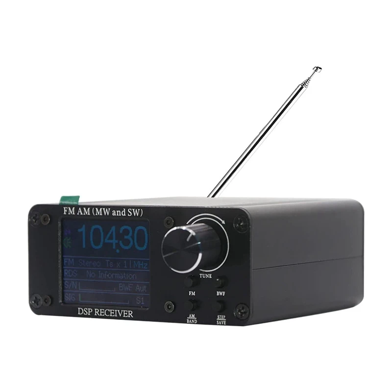Si4732ATS80PortableShortwaveRadioFMAMFrequencyRadioReceiver