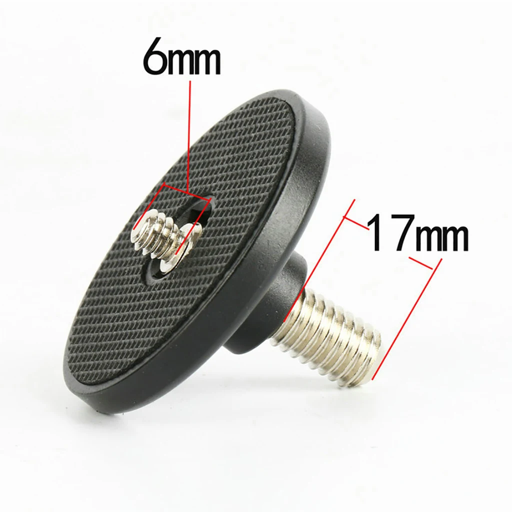 Universal Camera Mounting Plate Base 1/4 to 3/8 Screw Adapter for SLR Tripod Monopod Ballhead Handle Grip Gimbals Holder Mount