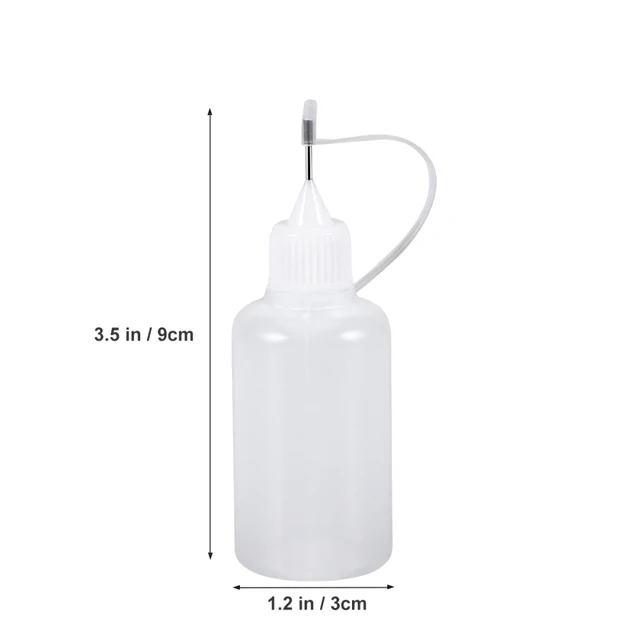 Green World Precision Tip Bottle,Applicator Needle Bottle for Oil (without  Oil), with Funnel - AliExpress