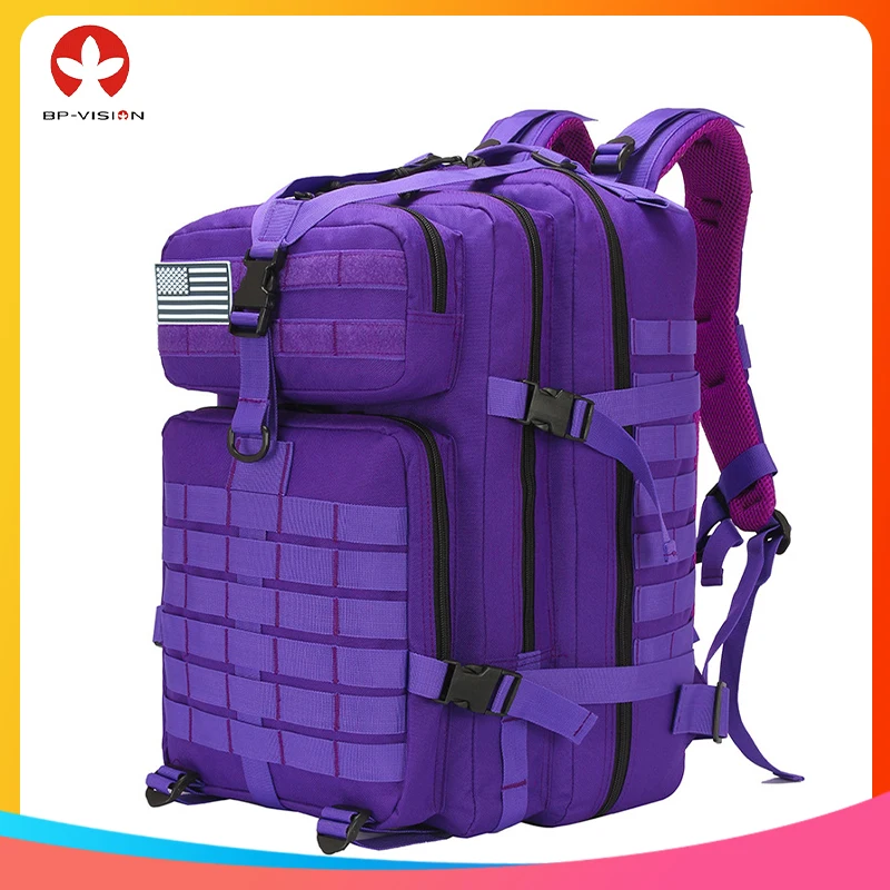 

Men's Military Backpack Tactical Crossfit Gym Bag EDC Fitness Waterproof Molle System Bag Outdoor Hiking Trekking Backpack Color