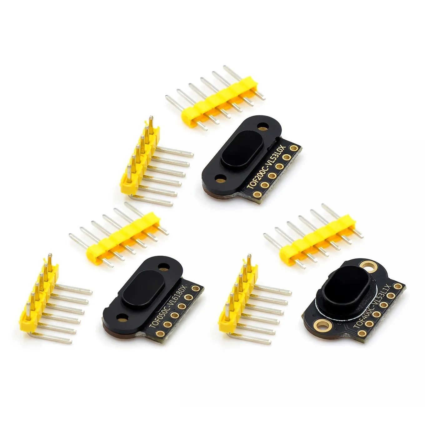VL6180/VL53L0X/VL53L1X Time of Flight (ToF) Laser Ranging Sensor Module TOF050C TOF200C TOF400C 50CM/2M/4M IIC For Arduino STM32 |