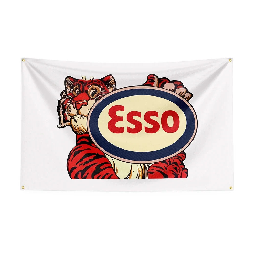 Q 90X150Cm Esso Flag Banner A Olio Stampato In Poliestere Per Decor - Ft Flags Decor, Banner Bandiera Decorazione Bandiera Banner
