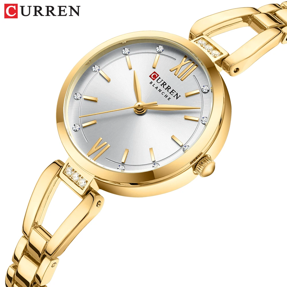 CURREN Luxury Watch For Woman High Quality Diamond Ladies
