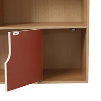 Современный шкаф для хранения, полка для хранения в гостиной и спальне, большой вместительный прочный шкаф из частиц — изображение 4