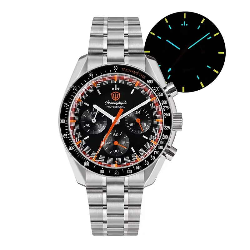 Watchdives WD1863 New Dial Chronograph Watch VK63 Sweep Movement