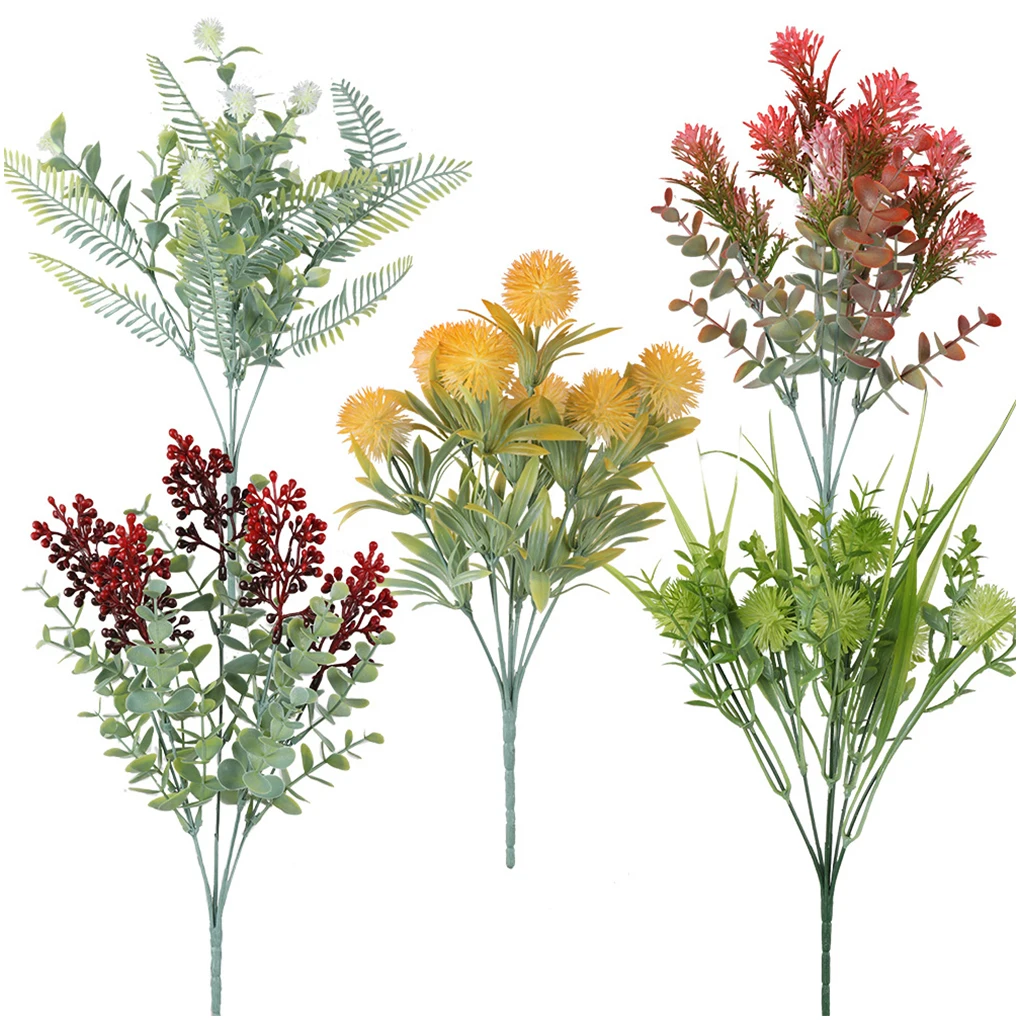 

Artificial Flower Branch DIY Plant Bouquet Ornament Birthday Decoration