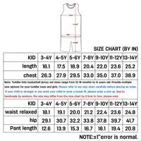 Short de maillot de basket-ball personnalisé bleu fondu pour enfants, uniforme de basket-ball personnalisé pour jeunes avec nom de l'équipe et numéro, cadeau pour Fans de garçons 6