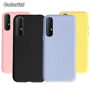 Für OPPO Reno3 Pro Fall CPH2035 CPH2037 CPH2043 Candy Farbe Zurück Abdeckung Weiche Telefon Fällen Für OPPO Reno 3 5G PCHM30 Reno3Pro Funda — изображение 2