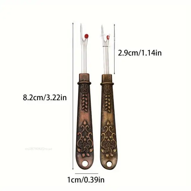 Vintage Embroidery Seam Ripper for Sewing Crafting Removing Threads Remove Stitch Unpicker for Needlework DIY Sewing 2