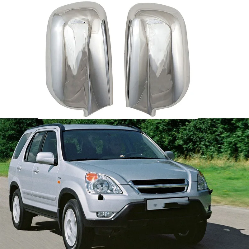 

For Honda RD4 RD9 CR-V 2001-2006 ABS Chrome Side Mirror Cover Rear View Overlay Exterior Accessories