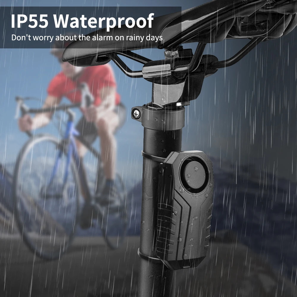 Waterproof Anti Theft Alarm for Bikes and Scooters