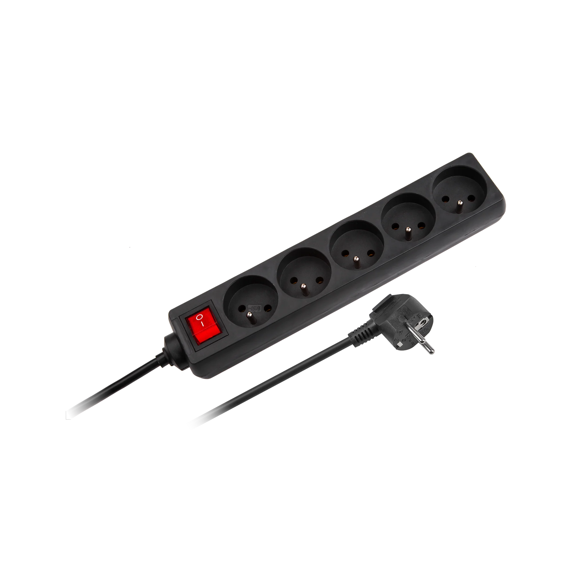Przedłużacz listwa zasilająca 1,5m 5 gniazd 3×1,0 mm2 włącznik Rebel z Polski za $4.91 / ~19zł