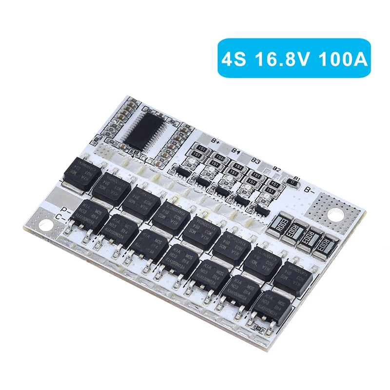 Lithium Battery Board 3s/4s/5s Bms 12v 16.8v 21v 100a Li-ion Lmo Ternary Lithium Battery Protection Circuit Board Li-polymer Balance Charging Module