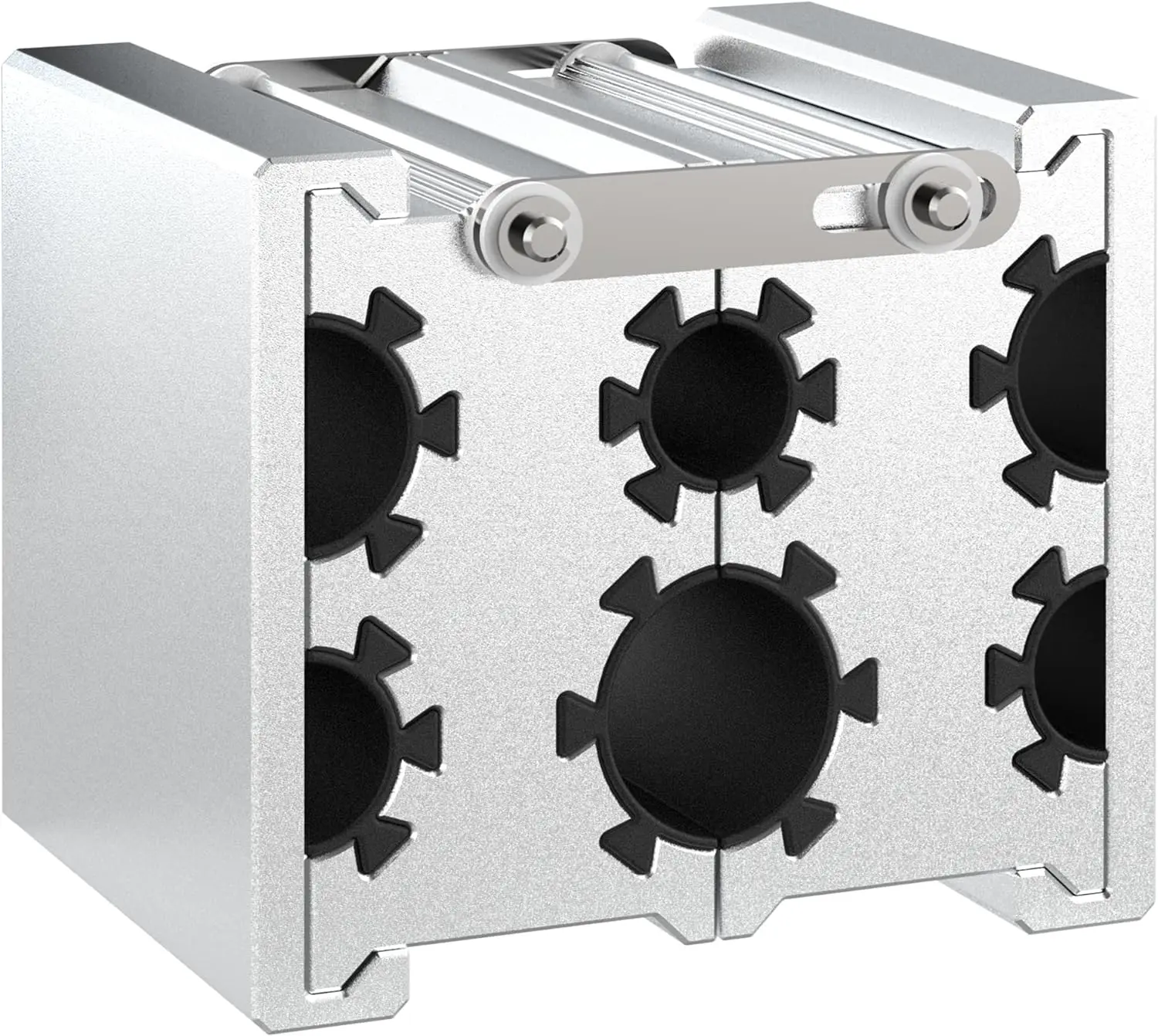 

Universal Clamp Collets Barrel with 4 Openings,Constructed from Aircraft Grade Aluminum with Thick Anti-slip Non-Marring Surface
