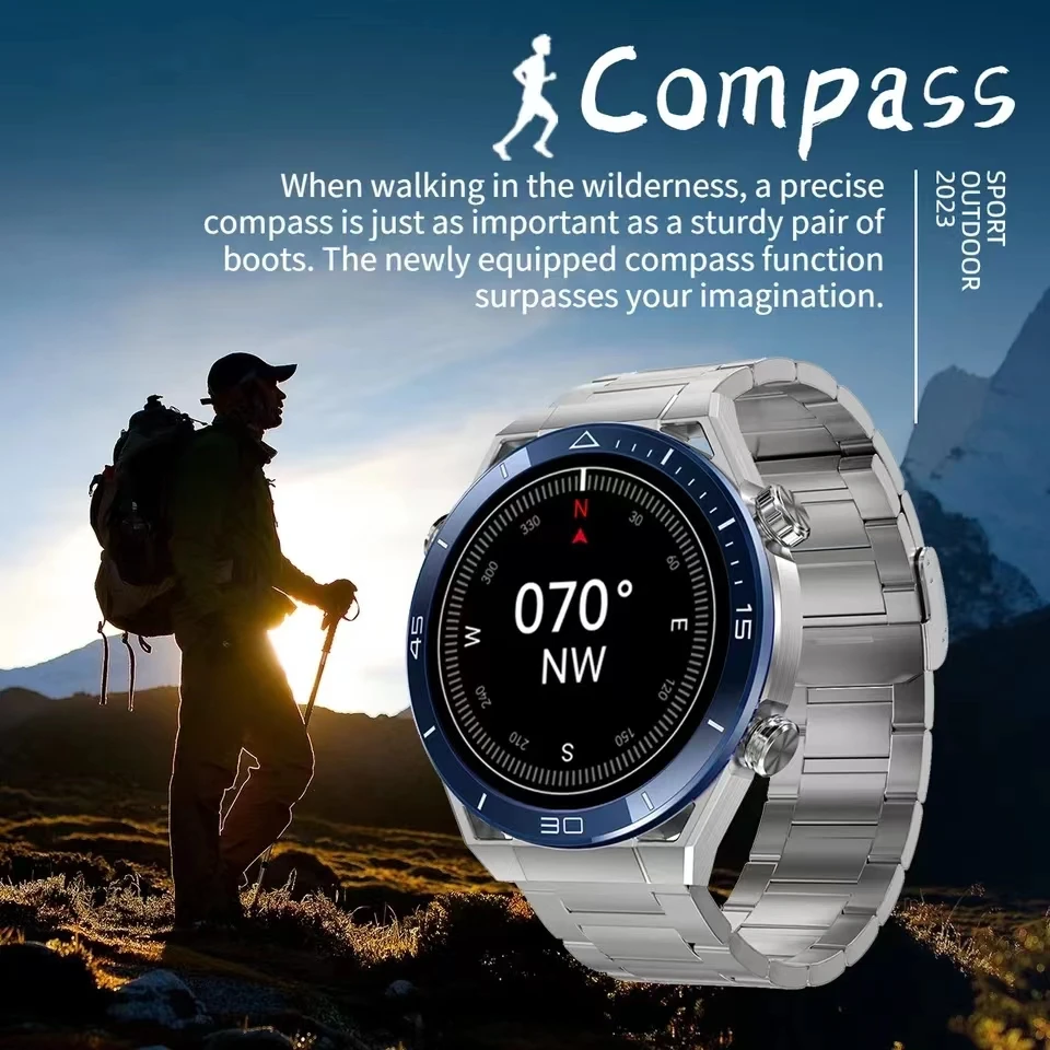 2023 New Relojes Hombre NFC Bluetooth Call Smartwatch GPS Tracker Motion  Bracelet Fitness For Huawei Watches Smart Watch Men - AliExpress