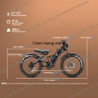 Vélo électrique Fatbike haute puissance, vélo électrique à pneus gras, vélo de montagne hybride, vélo de route, vélo cargo, vélo tout-terrain, vélo adulte 6