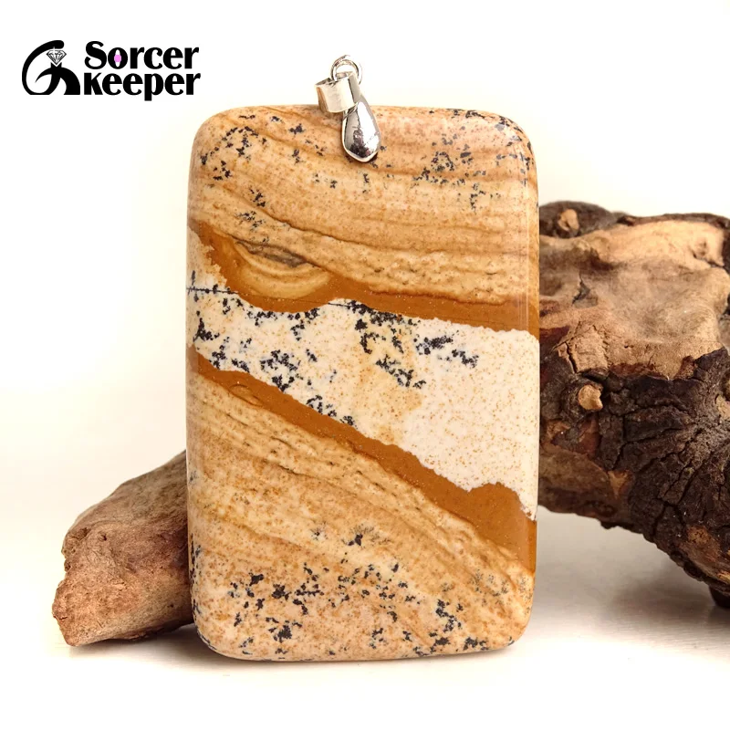 

Натуральная картина, подвеска из яшмы, модные восстанавливающие кристаллы рейки, самодельные женские и мужские бусины, ожерелье для изготовления ювелирных изделий BK534