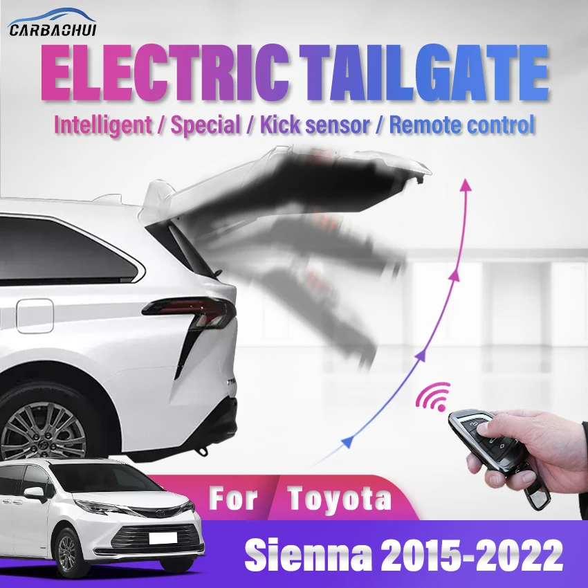 

Smart Electric tailgate Car electric trunk drive Kick Sensor Car door closer For TOYOTA Sienna 2015-2022,rear door power kit