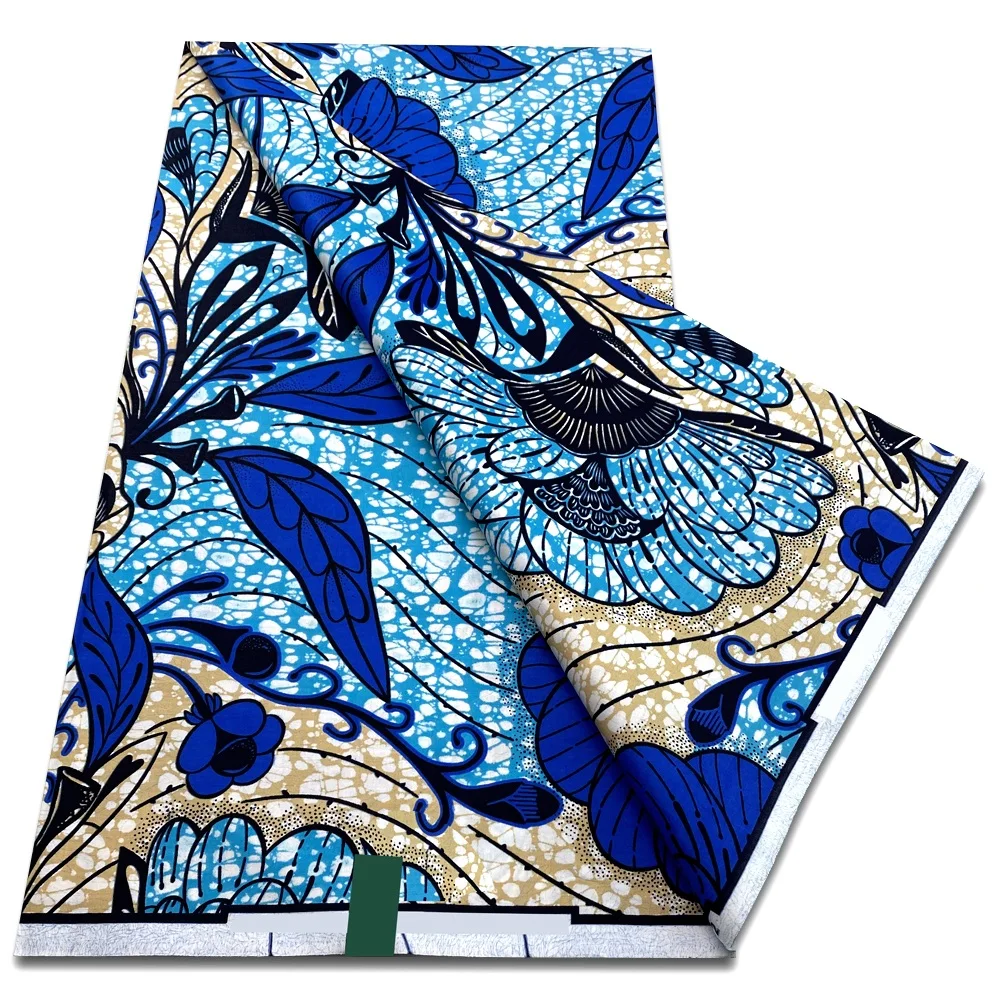 African Wax Prints Fabric Ankara Wax Cotton Fabric Sewing Material african wax fabric