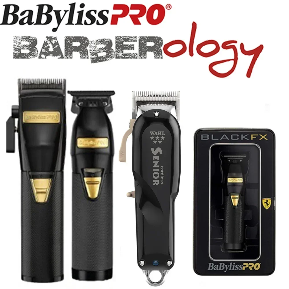 

BaByIissPRO BLACKFX Metal Collection Cordless Hair Clipper Trimmer FX870BN For Professional Barbers and Stylists