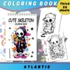 Adult Stress Relief Colouring Book - Spiral Book 50 Sheets 8.3x5.5 inches, can be used as birthday gift, party gift 1