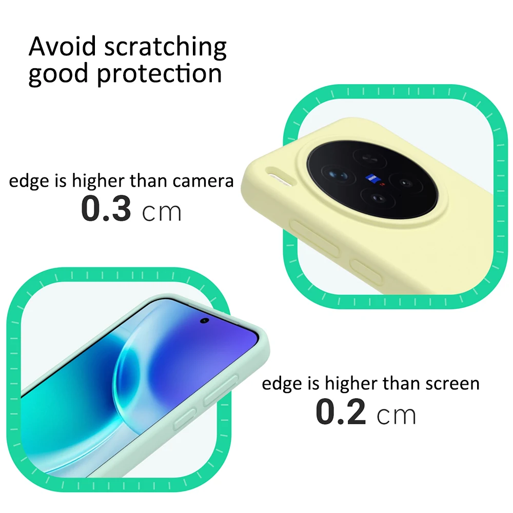 Premium Liquid Silicone Case - High Quality and Genuine Material