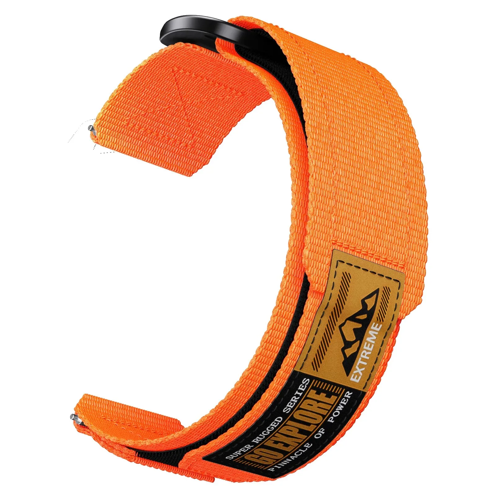 22mm Tactical Nylon Loop Sports Strap - Durable Wristband Bracelet Accessories