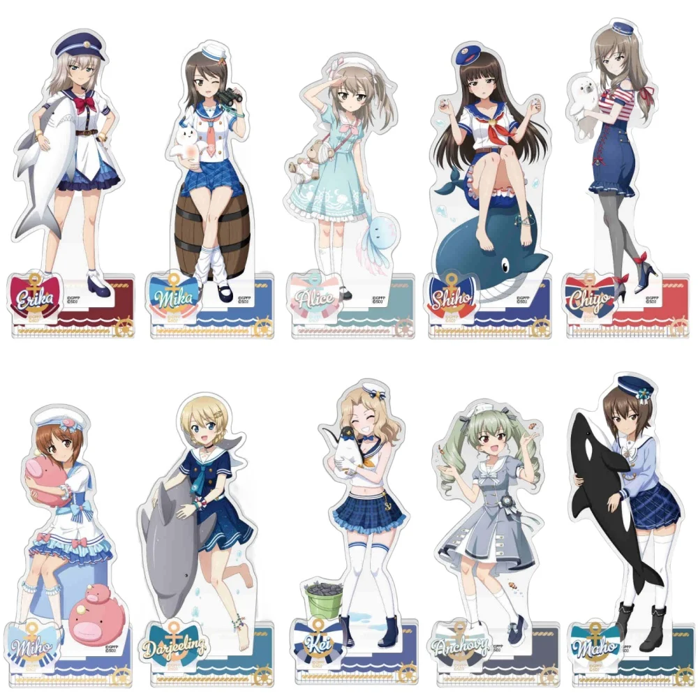 Anime Fans Geschenke Mädchen und Wagen: Acryl stehen Fluss insel Pfirsich Ecke Tal Aprikose Acryl Desktop-Dekoration ca. 15cm