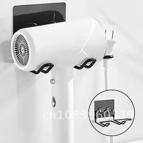 

Hair Dryer Rack Wall Mounted Stainless Steel Hair Straightener Dryer Holder Stand Bracket Bathroom Organizer Storage Shelf Acces
