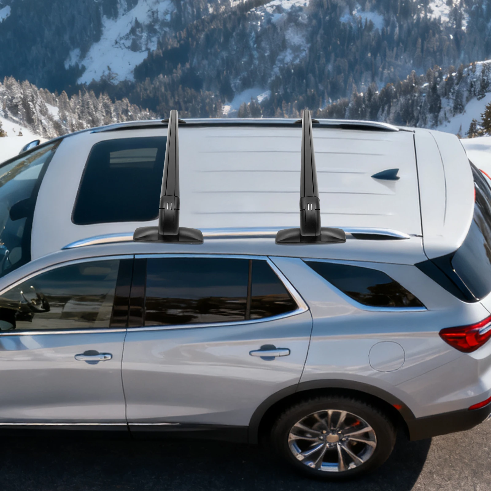 Universal Car Roof Rack 100cm Aluminum with Lock for 4 or 5 Door Cars