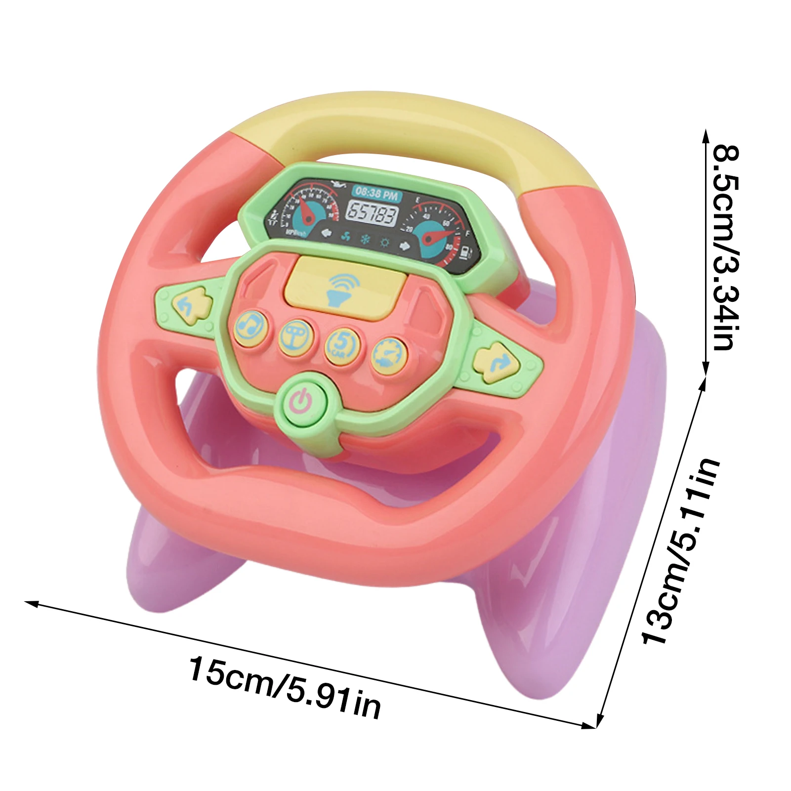 Jouets Volant Enfant, Conduite Voiture Simulation à écran Tactile avec  lumière et Musique, Cadeau éducatif précoce pour garçons et Filles Cadeau