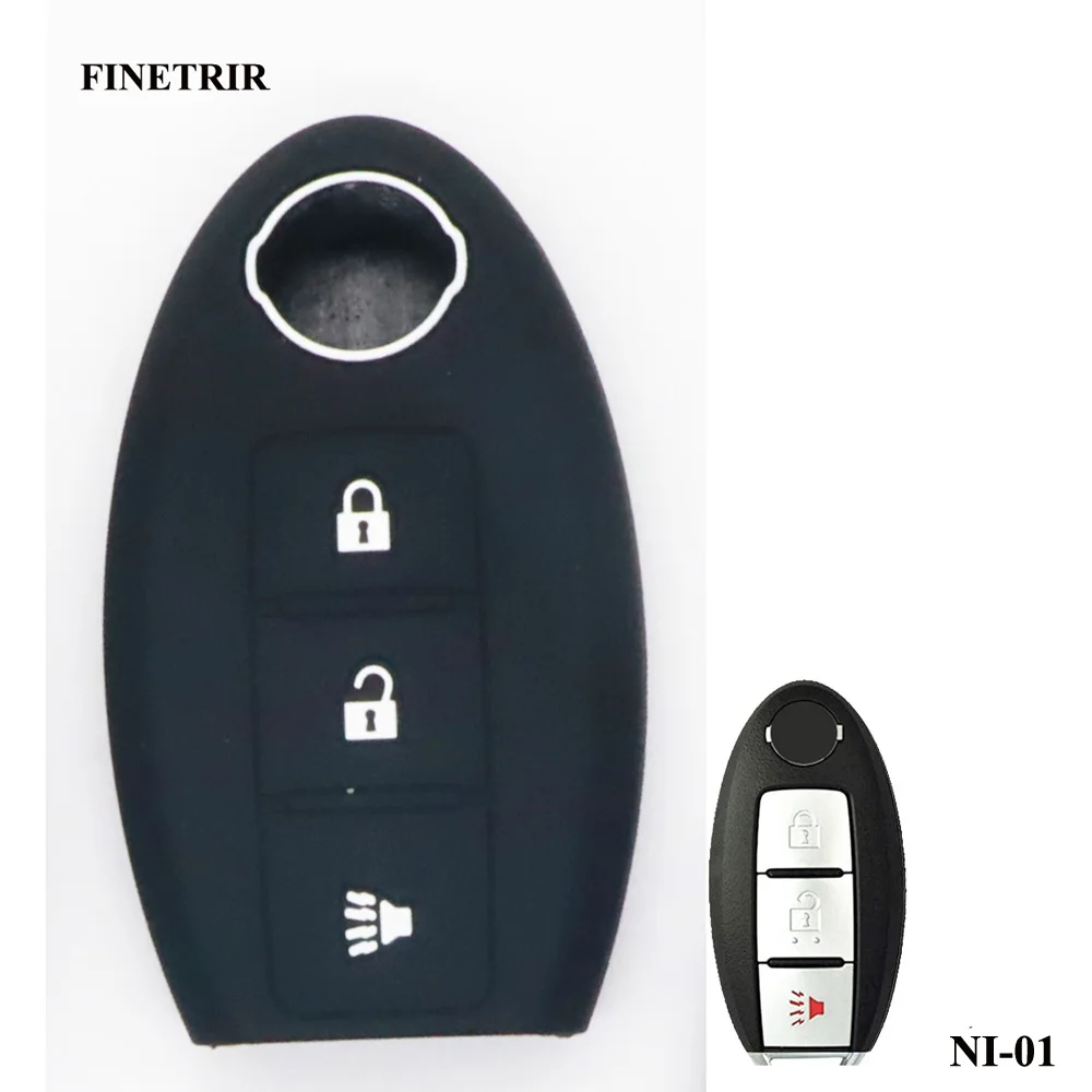 Key Case Key Case Cover Remote Control Case Cover Silicone Car Remote Key Case Cover Nissan Altima Maxima Murano Sentra Versa Titan Leaf Juke Quest Elgrand NV200 Note Tiida