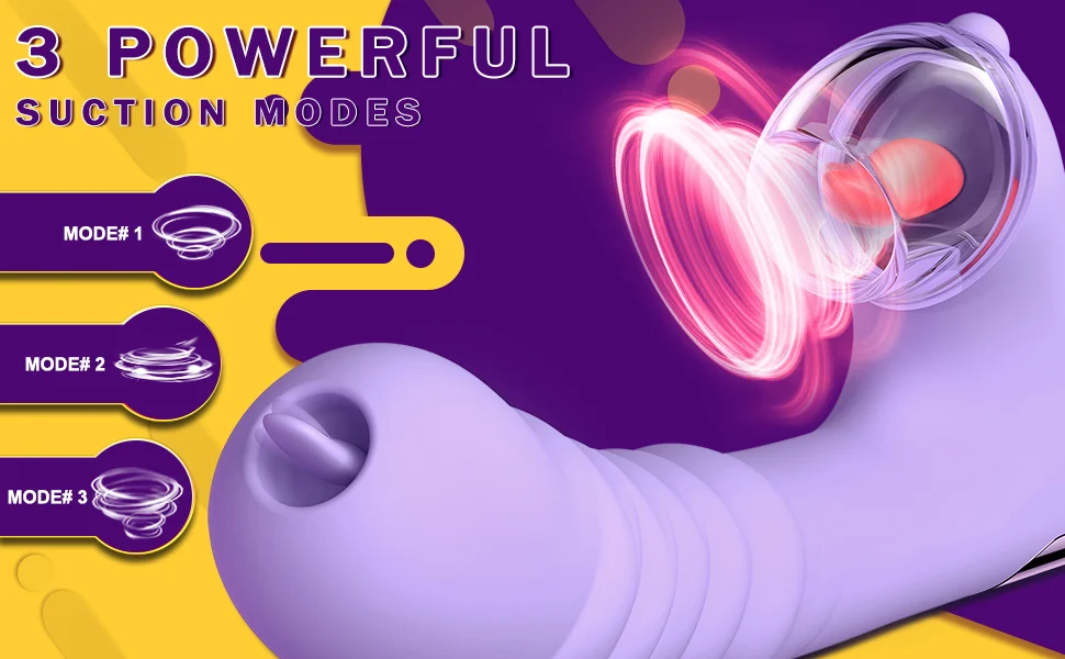 Sucking Clitoral Stimulator And Thrusting G-spot Vibrator_voghion.com