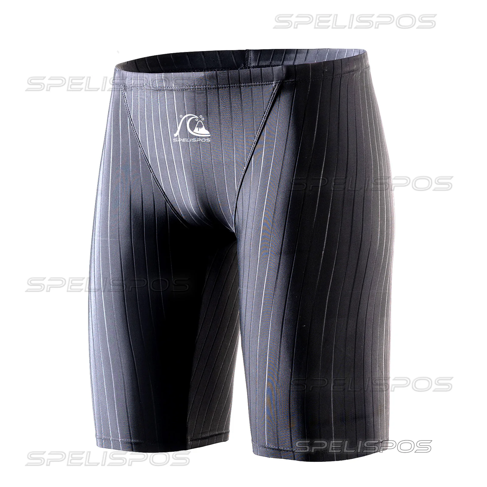 SPELISPOS New Summer Printing Men Tights Swimming Shorts Sports Swim Training Swimsuit Diving Beach Surfing Trunks Quick Drying