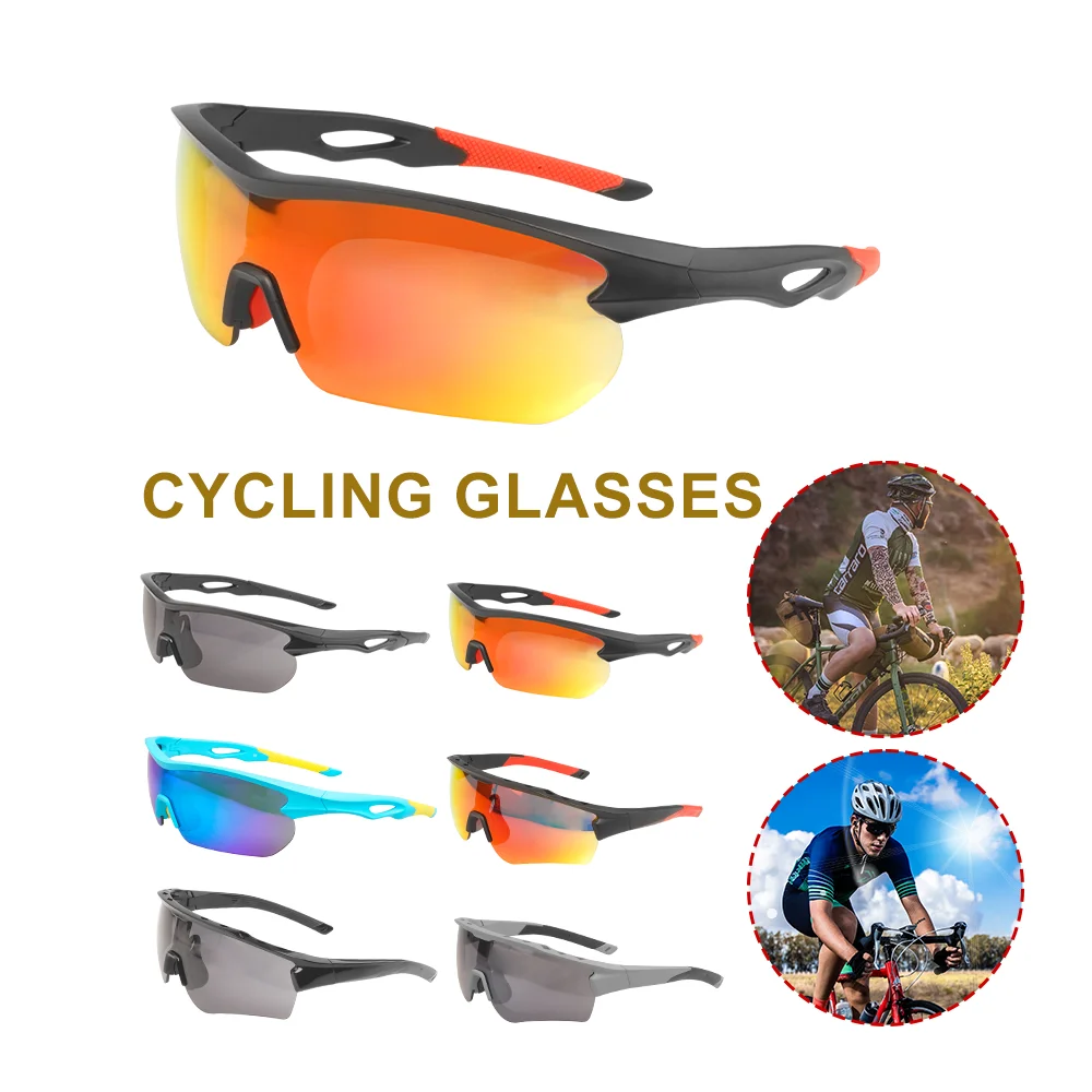 Polarized Mtb Bike Sunglasses for Women Men Sports Safety TR 90 Frame