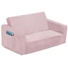 Perfect Sleeper Extra Wide Convertible Sofa to Lounger - Comfy 2-in-1 Flip Open Couch/Sleeper for Kids 4