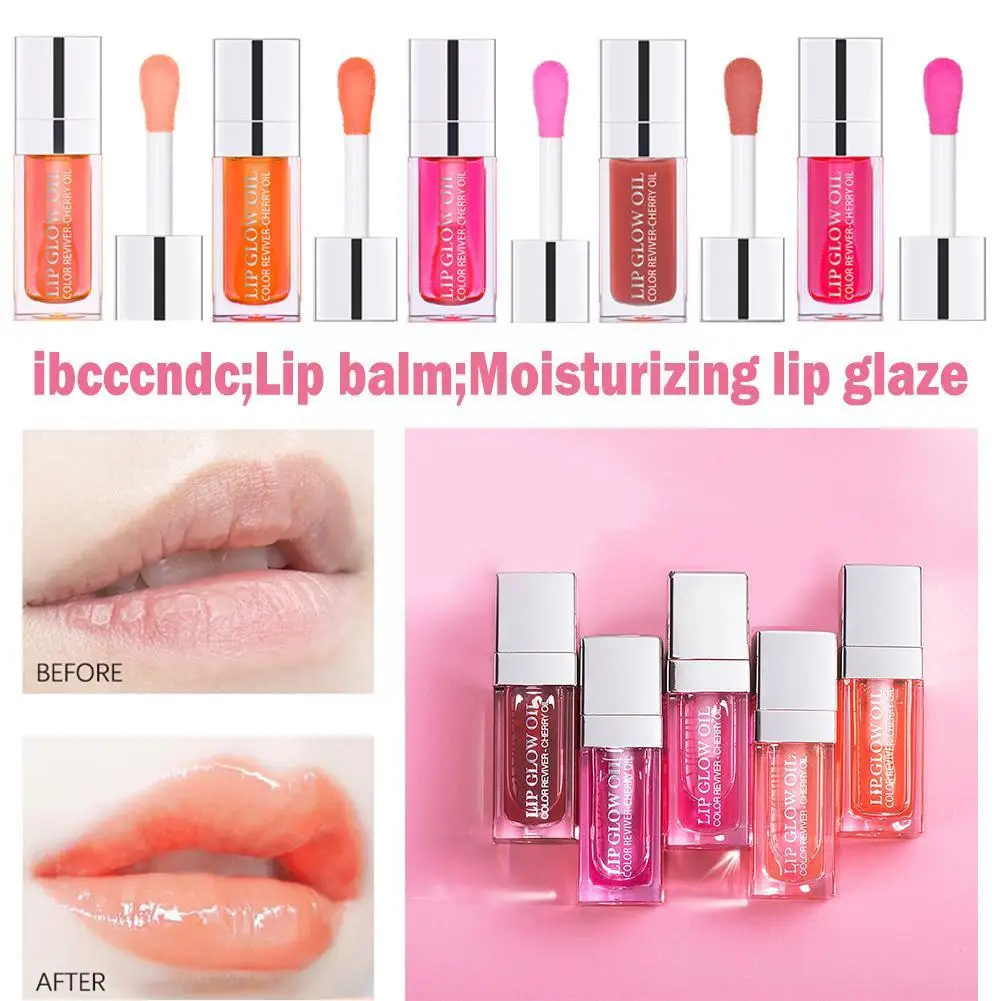 Lip Oli Plumping Clear Crystal Jelly Hydraterende Voller Olie Getinte Lippen Makeup Sexy Glow Lipgloss Mollige Lip M7G5 lip gloss lip makeup lip oil