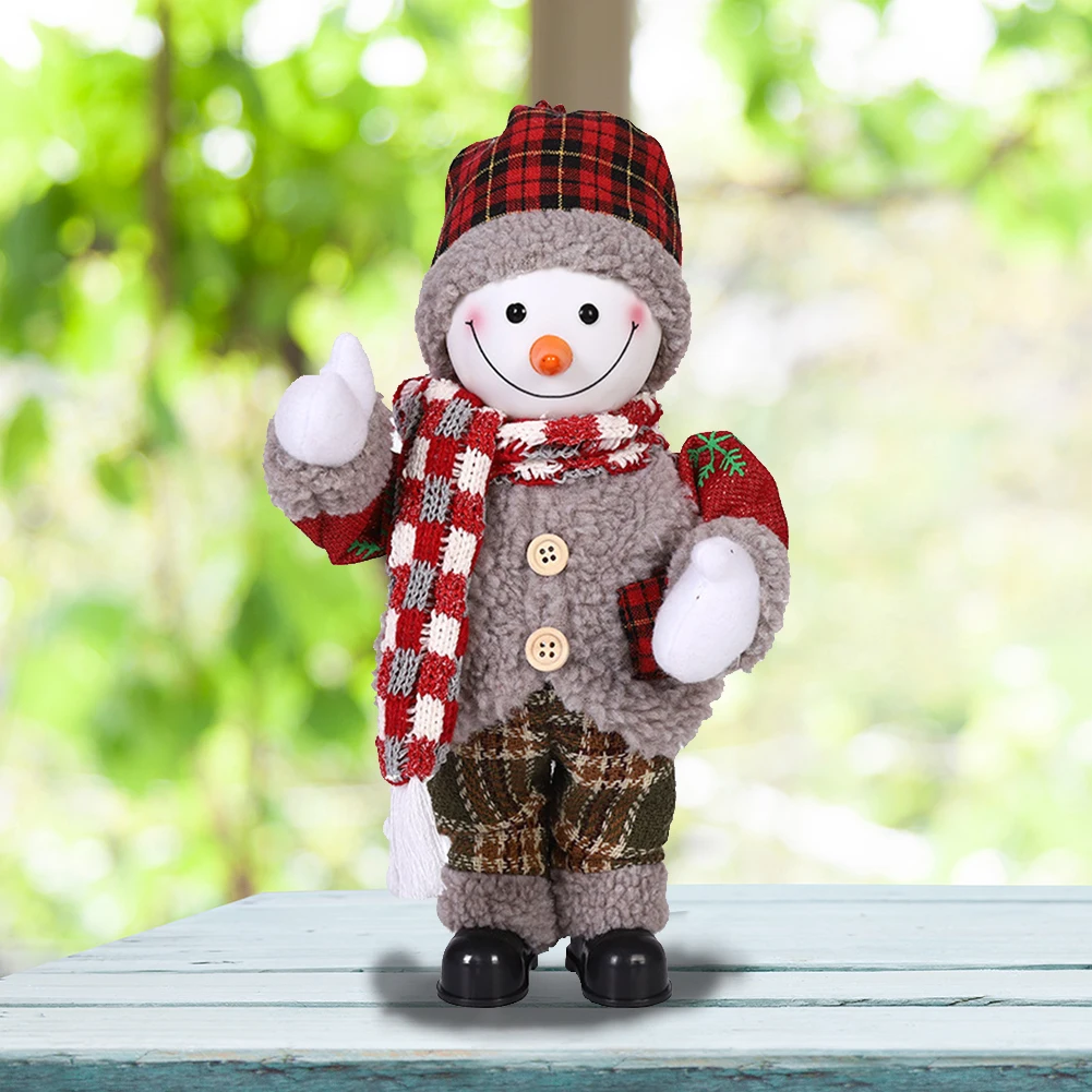 Electric Music Decoration Doll Toys Creative Santa Claus Xmas Decor Battery Powered Christmas Ornament Figure Gift for Christmas