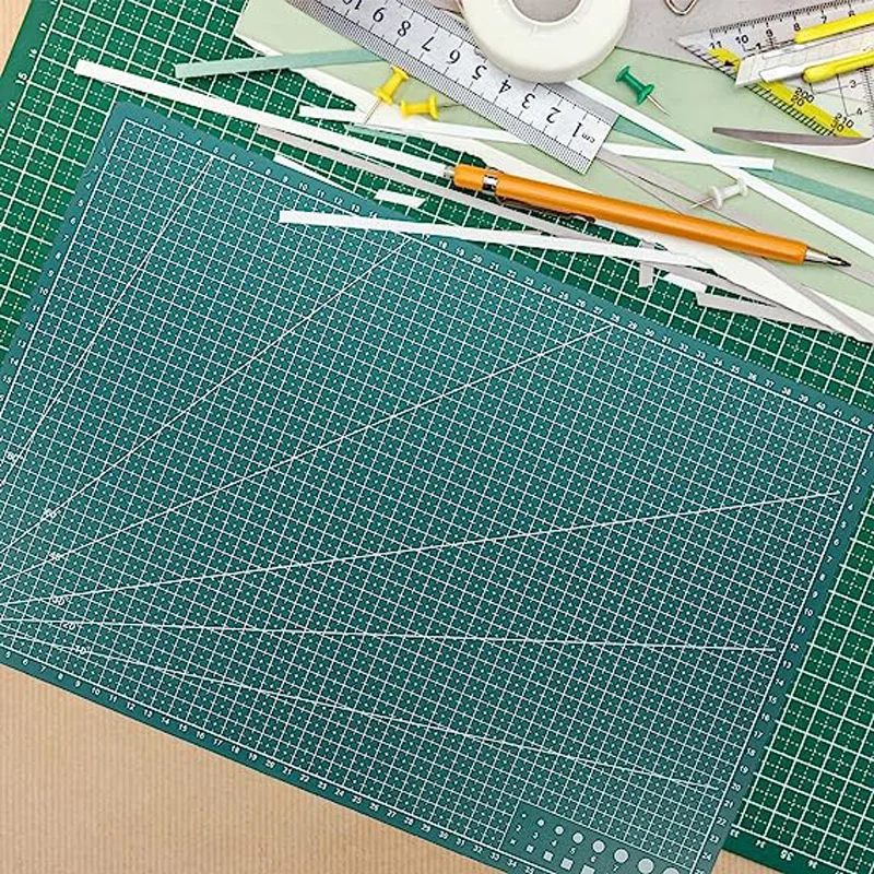 A3 A4 A5 PVC Cutting Mat Workbench Patchwork Sewing Manual DIY Knife Engraving Leather Cutting Board Single Side Underlay
