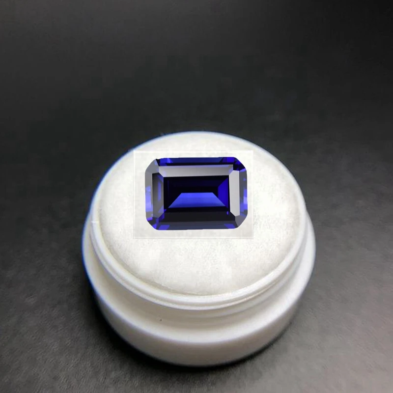 Natürlicher Saphir im Smaragdschliff, 13×18 mm, 15,0 ct, VVS, loser Edelstein für die Schmuckherstellung, DIY-Edelstein – Detail 7